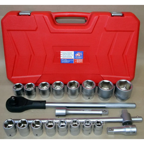 НАБІР ІНСТРУМЕНТІВ ПРОФЕСIЙНИЙ HAISSER 3/4", 20 ОДИНИЦЬ НАБІР ІНСТРУМЕНТІВ ПРОФЕСIЙНИЙ HAISSER 3/4", 20 ОДИНИЦЬ