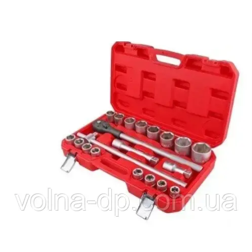 НАБІР ІНСТРУМЕНТІВ ПРОФЕСIЙНИЙ HAISSER 3/4", 20 ОДИНИЦЬ НАБІР ІНСТРУМЕНТІВ ПРОФЕСIЙНИЙ HAISSER 3/4", 20 ОДИНИЦЬ