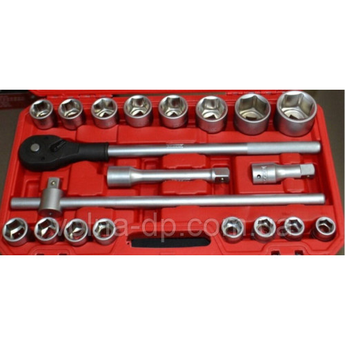 НАБІР ІНСТРУМЕНТІВ ПРОФЕСIЙНИЙ HAISSER 3/4", 20 ОДИНИЦЬ НАБІР ІНСТРУМЕНТІВ ПРОФЕСIЙНИЙ HAISSER 3/4", 20 ОДИНИЦЬ