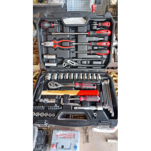 Набір інструментів професiйний 1/2" i 1/4" 58 од. HAISSER Набір інструментів професiйний 1/2" i 1/4" 58 од. HAISSER