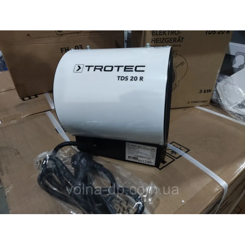 Теплова гармата електрична TROTEC TDS 20R 3 кВт 220 В Теплова гармата електрична TROTEC TDS 20R 3 кВт 220 В