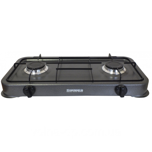 Плита настільна двоконфоркова Grunhelm GGP-6002 Плита настільна двоконфоркова Grunhelm GGP-6002