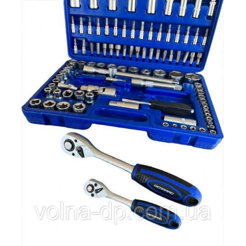 Набір інструментів професійний 108 шт 1/4" і 1/2" GERRARD