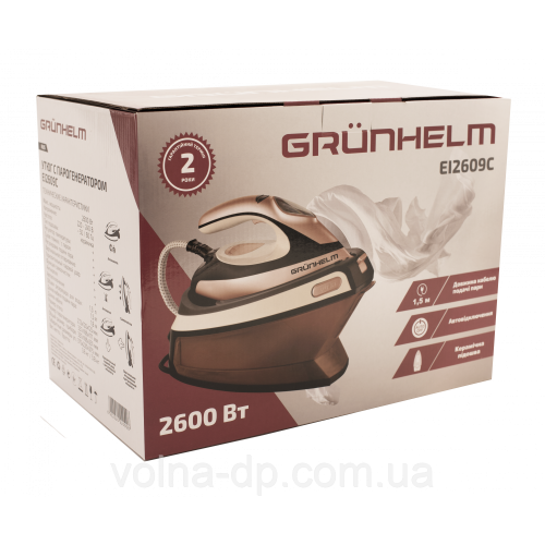 Праска з парогенератором Grunhelm ЕІ2609С 2600Вт Праска з парогенератором Grunhelm ЕІ2609С 2600Вт