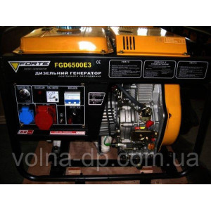 Дизельний генератор Forte FGD6500E3