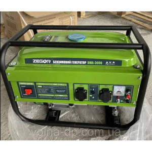 Генератор бензиновий ZEGOR DMA-3000 ручний стартер 3,0 кВт