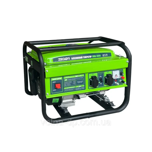 Генератор бензиновий ZEGOR DMA-3000 ручний стартер 3,0 кВт Генератор бензиновий ZEGOR DMA-3000 ручний стартер 3,0 кВт