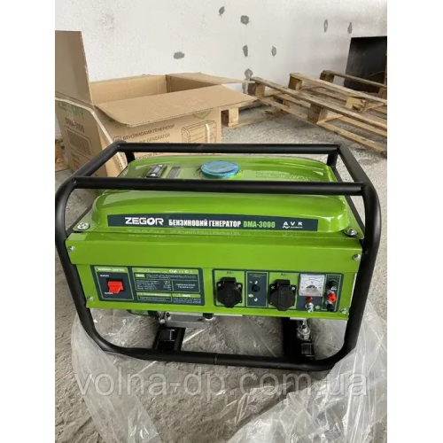 Генератор бензиновий ZEGOR DMA-3000 ручний стартер 3,0 кВт Генератор бензиновий ZEGOR DMA-3000 ручний стартер 3,0 кВт