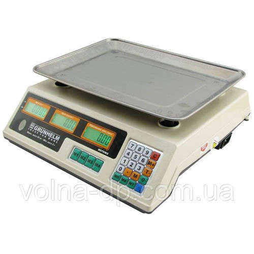 Ваги торгові Grunhelm GSC-052 до 50 кг. Ваги торгові Grunhelm GSC-052 до 50 кг.