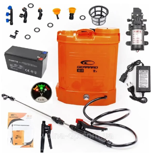 ОБПРИСКУВАЧ АКУМУЛЯТОРНИЙ GERRARD GS-16 ОБПРИСКУВАЧ АКУМУЛЯТОРНИЙ GERRARD GS-16