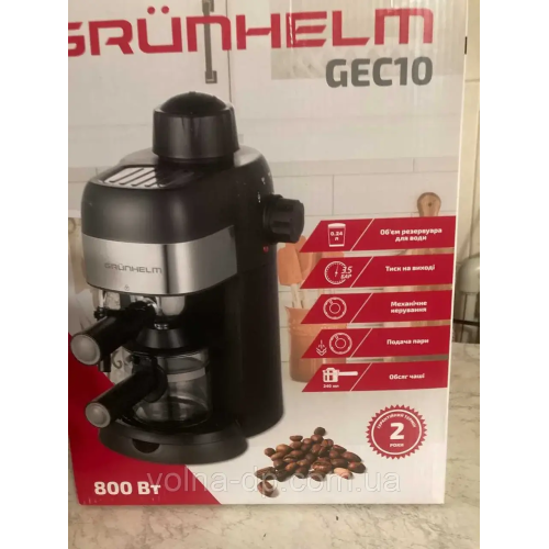 Кавомашина еспресо Grunhelm GEC10 Кавомашина еспресо Grunhelm GEC10