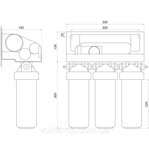 Система зворотного осмосу OasisPro, насос + ПЛАСТ. бак, BSL03-RO-75 Система зворотного осмосу OasisPro, насос + ПЛАСТ. бак, BSL03-RO-75