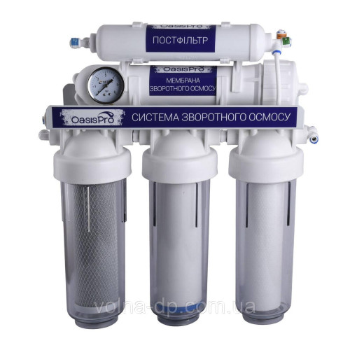 Система зворотного осмосу OasisPro без насоса + ПЛАСТ. бак, мінералізатор BSL01M-RO-75 Система зворотного осмосу OasisPro без насоса + ПЛАСТ. бак, мінералізатор BSL01M-RO-75