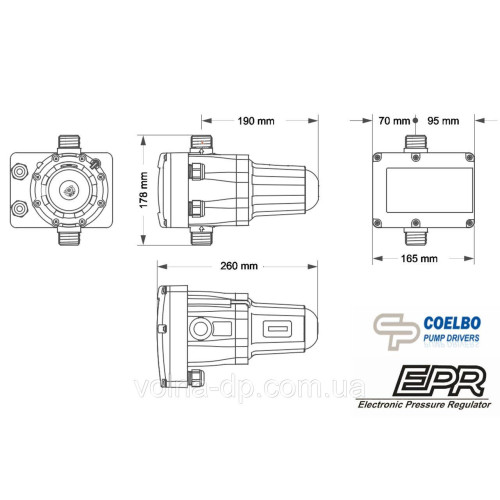 Контролер тиску COELBO EPR G1" Контролер тиску COELBO EPR G1"