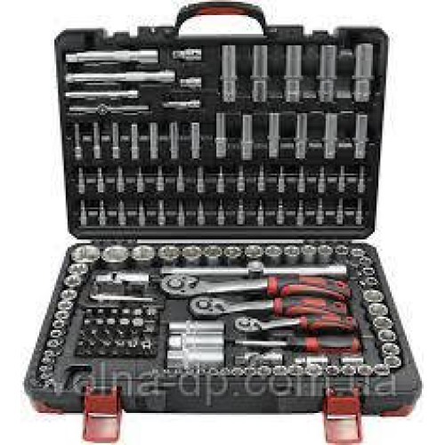 Набір інструментів професійний 1/2 і 3/8 і 1/4 151 одиниця HAISSER 70220 Набір інструментів професійний 1/2 і 3/8 і 1/4 151 одиниця HAISSER 70220