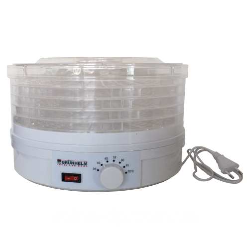 Сушарка для овочів та фруктів GRUNHELM BY1102 Сушарка для овочів та фруктів GRUNHELM BY1102