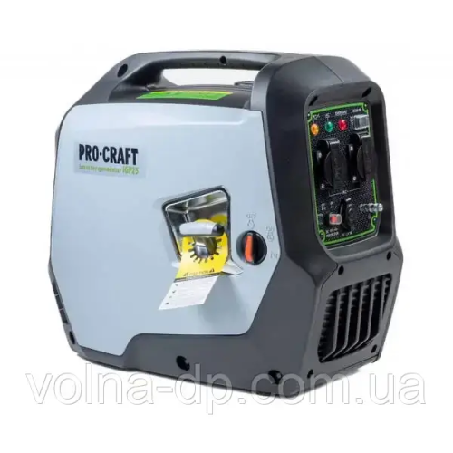 Інверторний бензиновий генератор Procraft IGP25 2.0 кВт Інверторний бензиновий генератор Procraft IGP25 2.0 кВт