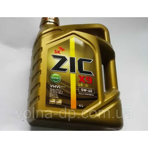Олива ZIC X9 LS 5W-40 Diesel 4 л Олива ZIC X9 LS 5W-40 Diesel 4 л