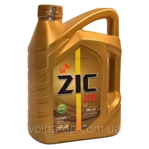 Олива ZIC X9 LS 5W-40 Diesel 4 л Олива ZIC X9 LS 5W-40 Diesel 4 л