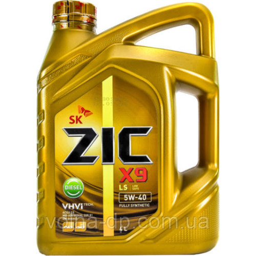 Олива ZIC X9 LS 5W-40 Diesel 4 л Олива ZIC X9 LS 5W-40 Diesel 4 л