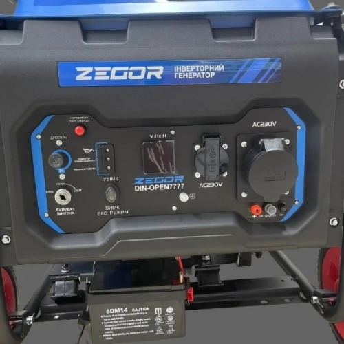 Бензиновий генератор  ZEGOR DNB-7777_WE 8 квт