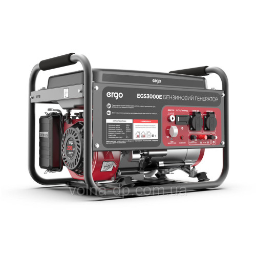 Генератор бензиновий ERGO EGS3000E