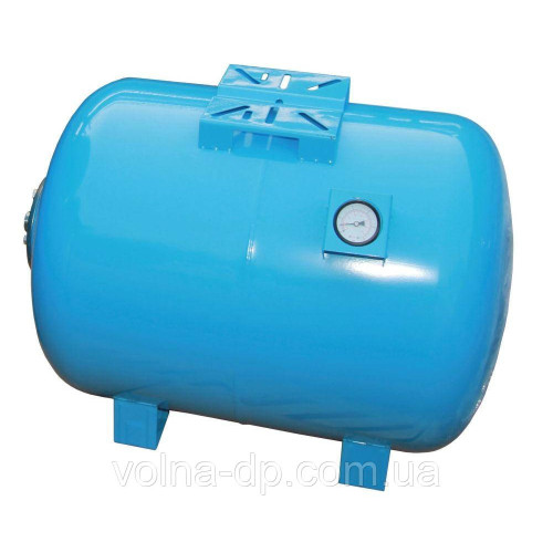 Гідроакумулятор100л VOLKS pumpe 10bar гор.(з манометром)