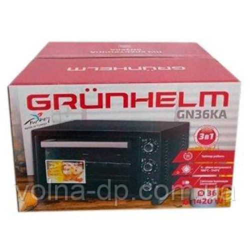Піч електрична Grunhelm GN36KA 36 л