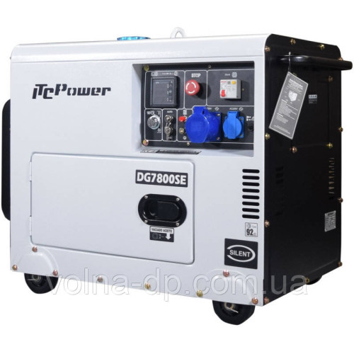 Генератор дизельний ITC Power DG7800SE 6000/6500 W - ES Генератор дизельний ITC Power DG7800SE 6000/6500 W - ES
