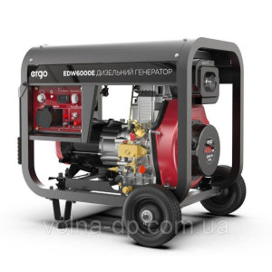 Генератор дизельний ERGO EDW6000E 6квт