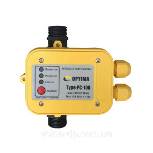 Захист сухого ходу Optima PC10A c автоматичним перезапуском безкоштова доставка