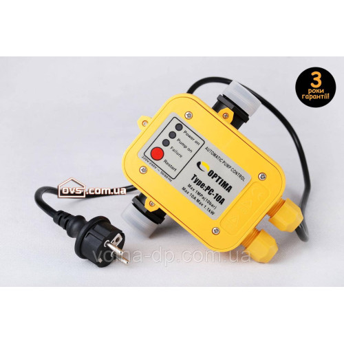 Захист сухого ходу Optima PC10A c автоматичним перезапуском безкоштова доставка