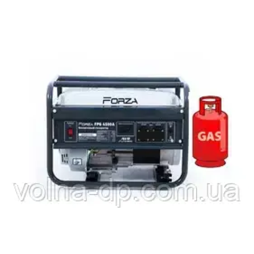 Forza FPG4500Е 3.0 кВт газ/бензин 100% Мідна обмотка (Безкотова Доставка)+редуктор