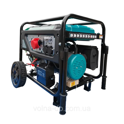 Генератор бензиновий INVO H6250DТ-G 5.0/5.5 кВт, трифазний, з електрозапуском