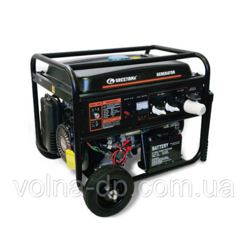 Бензиновий генератор GREENMAX MB6500EB3 5,0/5,5 кВт 220 В/380 В (Безкоштовна доставка)