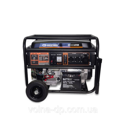 Бензиновий генератор GREENMAX MB6500EB3 5,0/5,5 кВт 220 В/380 В (Безкоштовна доставка)