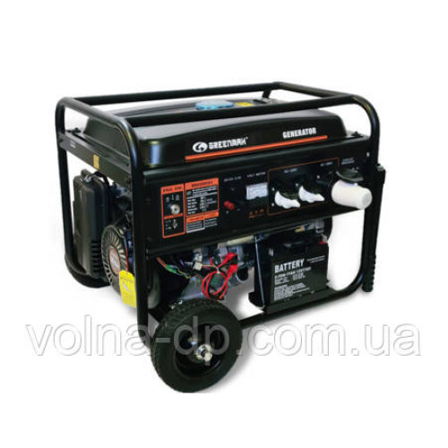 Бензиновий генератор GREENMAX MB6500EB3 5,0/5,5 кВт 220 В/380 В (Безкоштовна доставка)