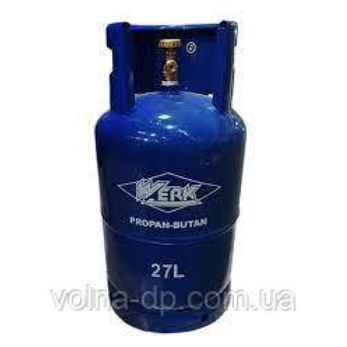 Газовий побутовий балон 27л, Werk PROPAN-BUTAN Газовий побутовий балон 27л, Werk PROPAN-BUTAN