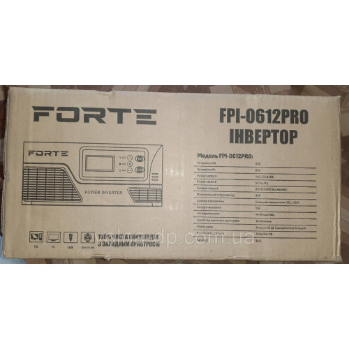Инвертор Forte FPI-0612Pro 600 ВТ Инвертор Forte FPI-0612Pro 600 ВТ