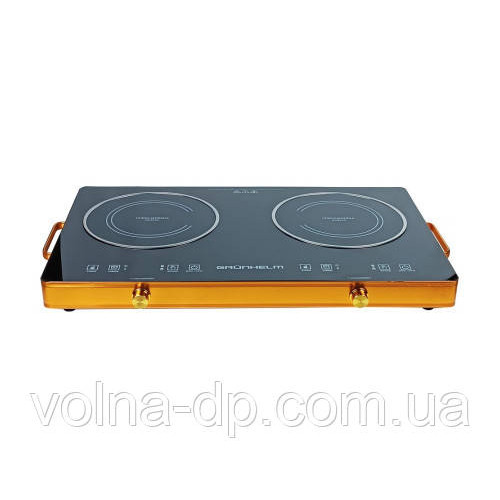 Настільна плита електрична Grunhelm GIR-202 інфачервона Настільна плита електрична Grunhelm GIR-202 інфачервона