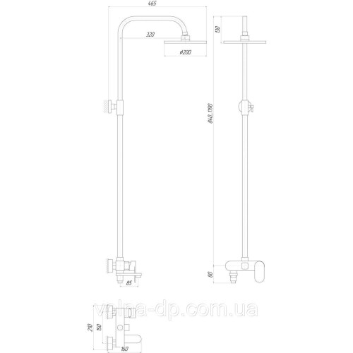 Душова система Globus Lux DS0010