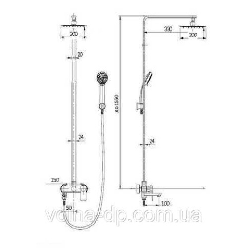 Душова система Globus Lux DS0010