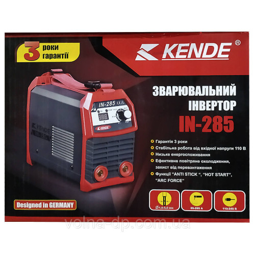 Зварювальний інвертор KENDE IN-285 Зварювальний інвертор KENDE IN-285