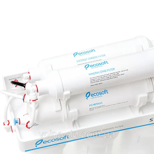 Фільтр Зворотного Осмосу Ecosoft Standard З Мінералізатором 6 ступеній Фільтр Зворотного Осмосу Ecosoft Standard З Мінералізатором 6 ступеній