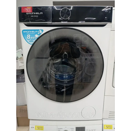 Пральна машина авт. GWS-F814D3I (біла, 8кг. 1400 об.) (GRUNHELM)