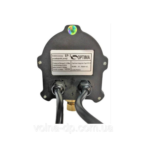 Електронне реле тиску Optima EP-1 з захистом сухого ходу Електронне реле тиску Optima EP-1 з захистом сухого ходу