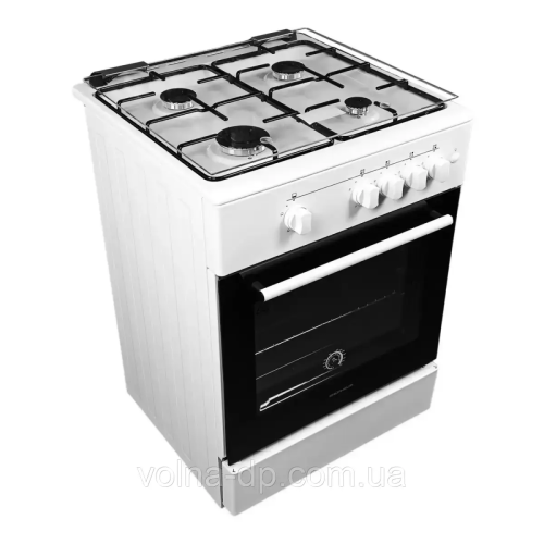 Плита газова біла Grunhelm G4FG6612W-0