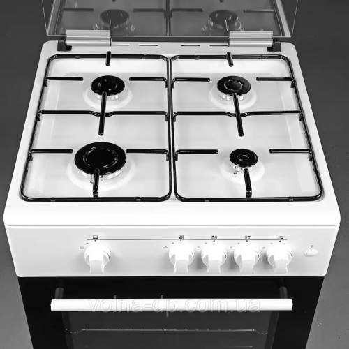 Плита газова біла Grunhelm G4FG6612W-0