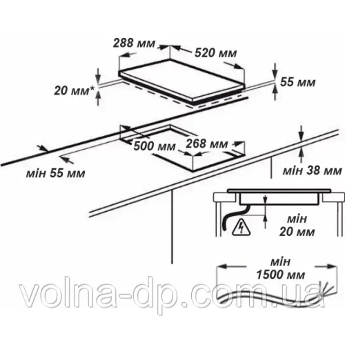 Варильна склокерамічна поверхня Grunhelm GPC 310 BE Варильна склокерамічна поверхня Grunhelm GPC 310 BE