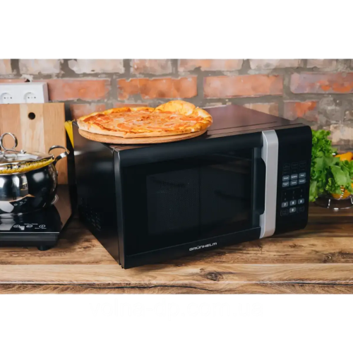 Мікрохвильова піч GRUNHELM — 23MX823-B (Чорна) Мікрохвильова піч GRUNHELM — 23MX823-B (Чорна)